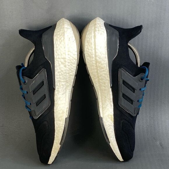 adidas Ultra Boost 22 black Collegiate Navy sneaker shoes Men’s 8.5 - Picture 5 of 8